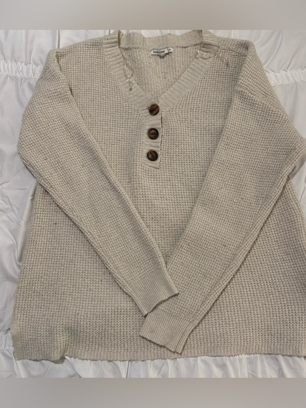 Pink Clover knit sweater